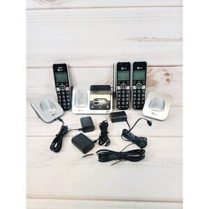 AT&T BL102-3 DECT 6.0 3-Handset Cordless Answering Machine, Includes 3 Handsets